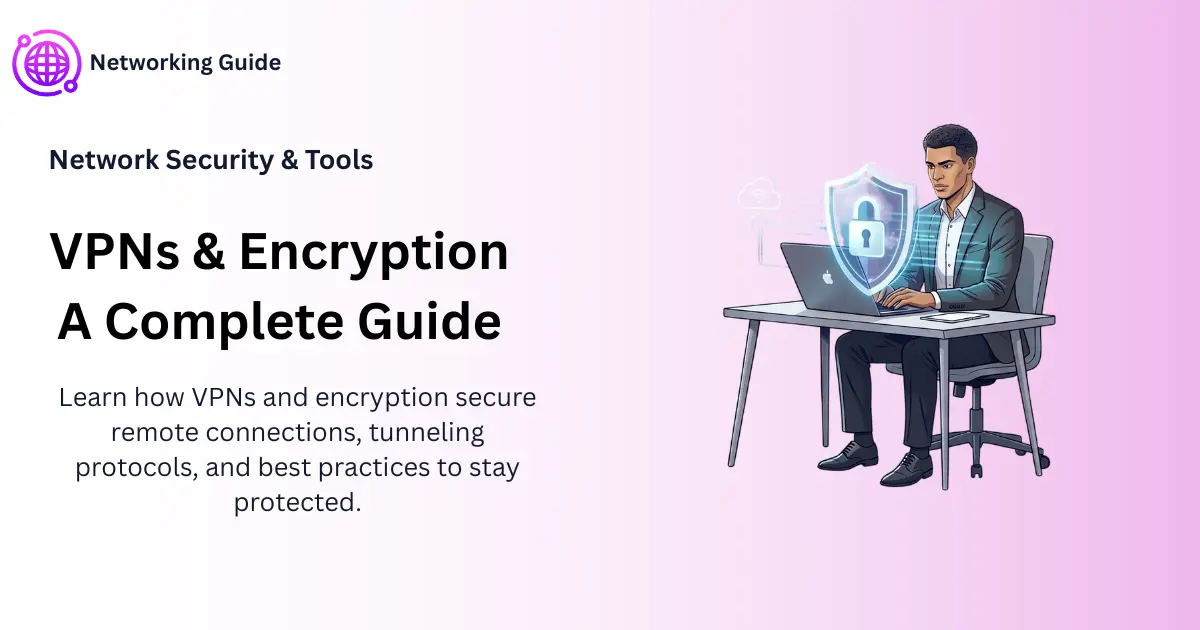 Remote access security guide covering VPNs and encryption